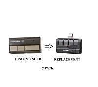 LiftMaster 363LM 2-Pack 3-Button Remote Control Replaced by 894LT 4-Button