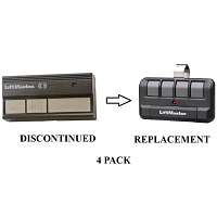 LiftMaster 363LM 4-Pack 3-Button Digital Remote Control Replaced by 894LT 4-Button