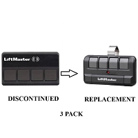 LiftMaster 374UT Mini Universal Keychain Remote - 3 Pack