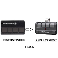 LiftMaster 374UT Mini Universal Keychain Remote - 4 Pack