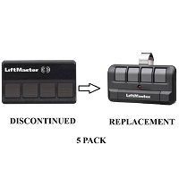 LiftMaster 374UT Mini Universal Keychain Remote - 5 Pack