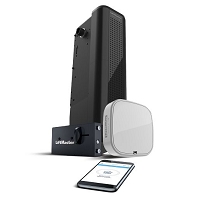 Two Wallmount Openers Between Doors
