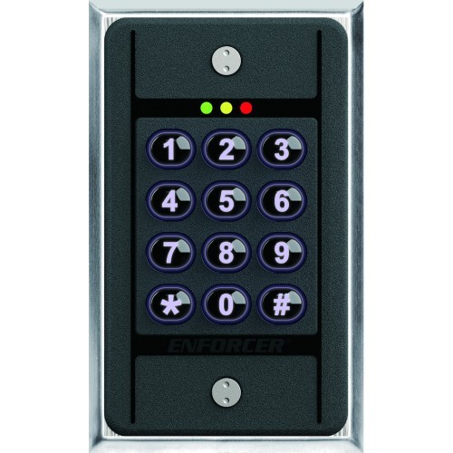 Seco-Larm SK-B111-PQ Bluetooth Access Controller – Indoor Single-Gang Keypad 