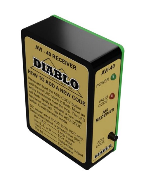 Diablo Controls AVI-40 Quad Code AVI Receiver - 10-Pin Plug-In 