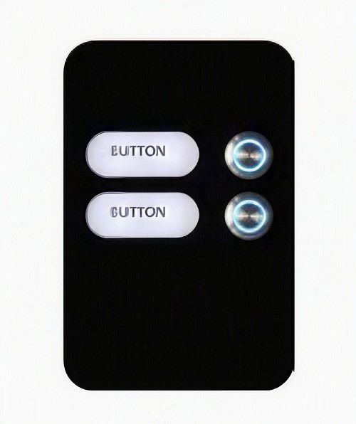 AES MOD-2B, 2 Button Illuminated Module 