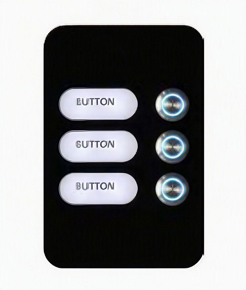 AES MOD-3B, 3 Button Illuminated Module 