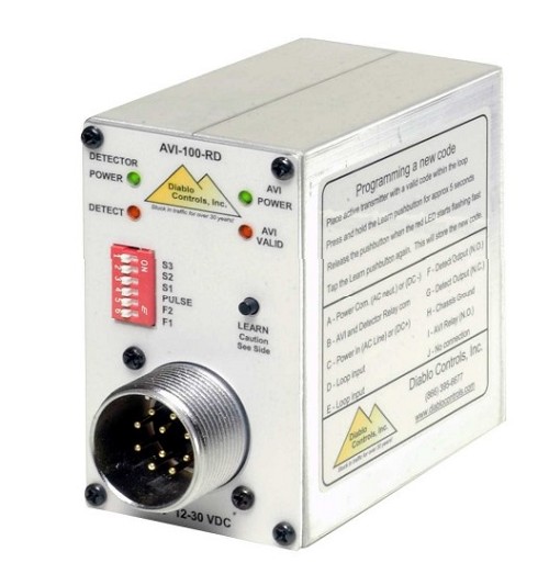 Diablo Controls AVI-100-RD Single Dual Code Receiver Detector Vehicle 