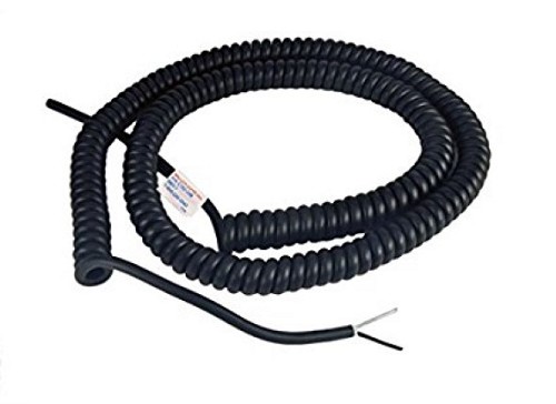 Miller Edge C182-12B Coil Cord - 18 Gauge - 2 Conductor - 12 ft. Expanded 