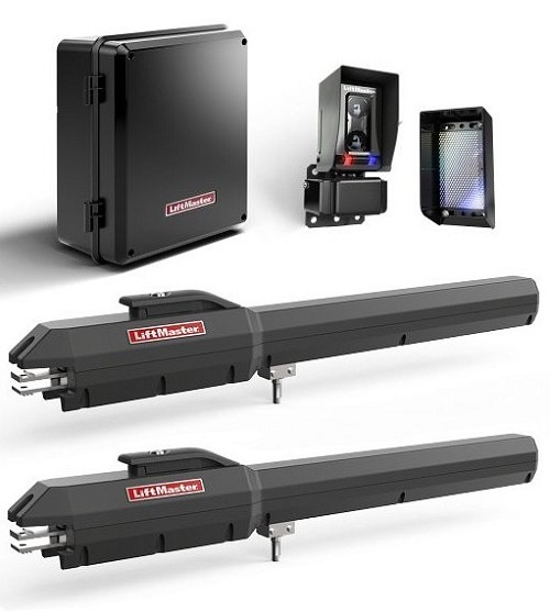 LiftMaster LA500UL / LA500PKGUL 24VDC Dual Swing Gate Operator Package 
