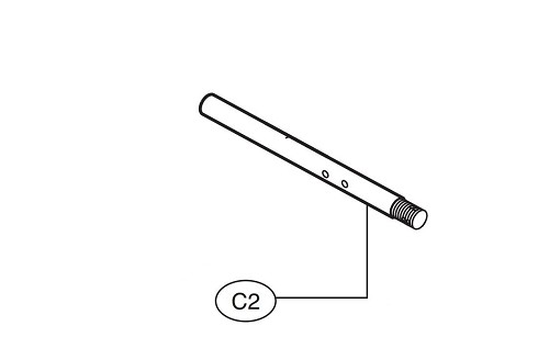 Liftmaster 11-10320 Clutch Shaft, MCT 