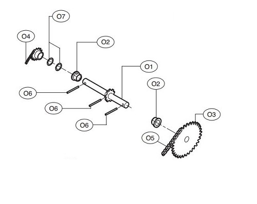 Liftmaster K72-33873 Output Shaft Kit 