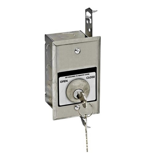 MMTC HBFT Nema 1 Interior Tamperproof Open-Close Key Switch In Single Gang Back Box Flush Mount 