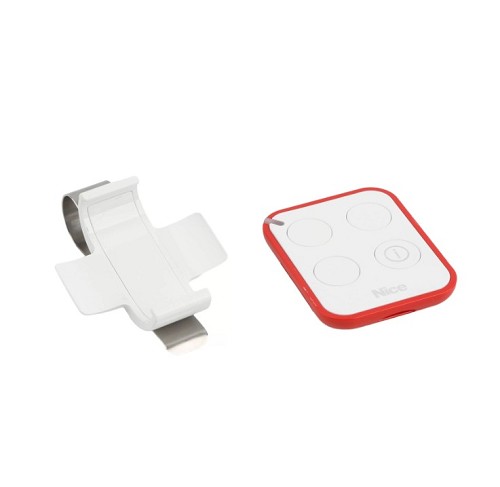 NICE / APOLLO  NICE-ON3ELR/A, TRANSMITTER, REMOTE, ERA ONE, BIDIRECTIONAL LONG RANGE, LoRa TECHNOLOGY - 433.92 MHZ, RED FACIA 